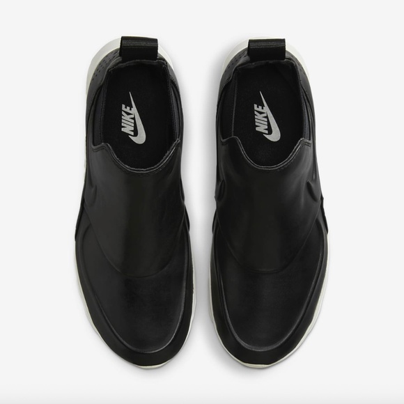 Nike Air Max Thea Mid Black Leather Sneaker Boot Athletic Booties Womens 9 NEW - Picture 4 of 12